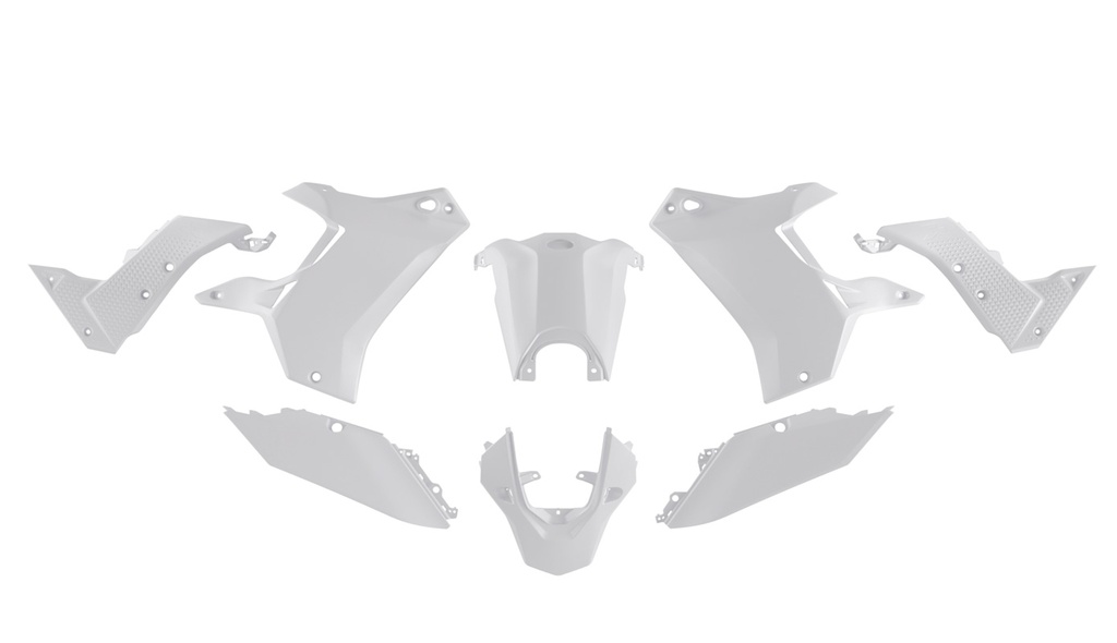 RTech Revolution Plastic Kit for Yamaha T7 Bikes (2019-2024) - 7 PCS - (White)