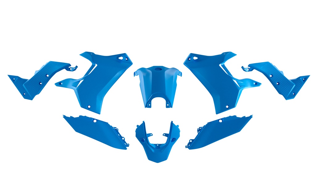 RTech Revolution Plastic Kit for Yamaha Tenere 700 Bikes (2019-2024) - 5 PCS - (Light Blue)