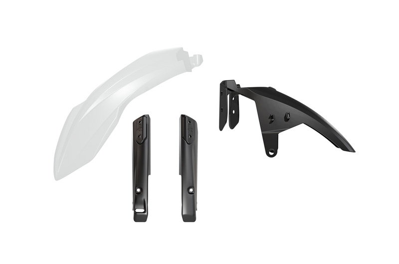 RTech Fender and Fork Guard Kit for Yamaha T7 Bikes (2019-2025) - 3 PCS - (White)