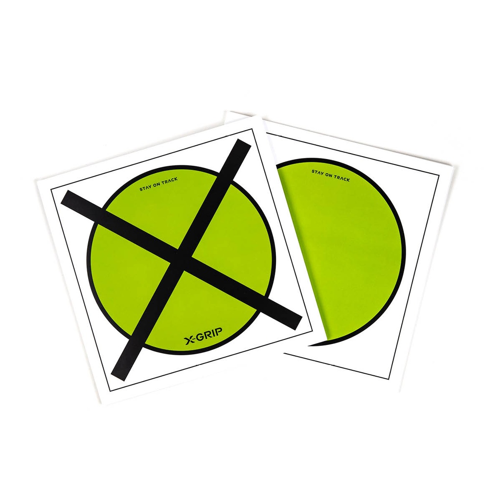 X-Grip Track Marker Set - 25 PCS - (Green) 