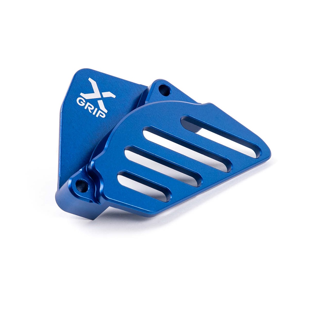 X-Grip Sprocket Cover and Clutch Slave Guard for Sherco SE-R & SE Factory Bikes (2020) – (Blue)