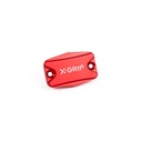 X-Grip Brake and Clutch Pump Cap for Husqvarna, and GasGas Bikes with Braktec Fittings (Red)