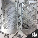 Bullet Proof Designs Aluminum Radiator Guard for GasGas and RIEJU Bikes (2018-2023) - (Silver)