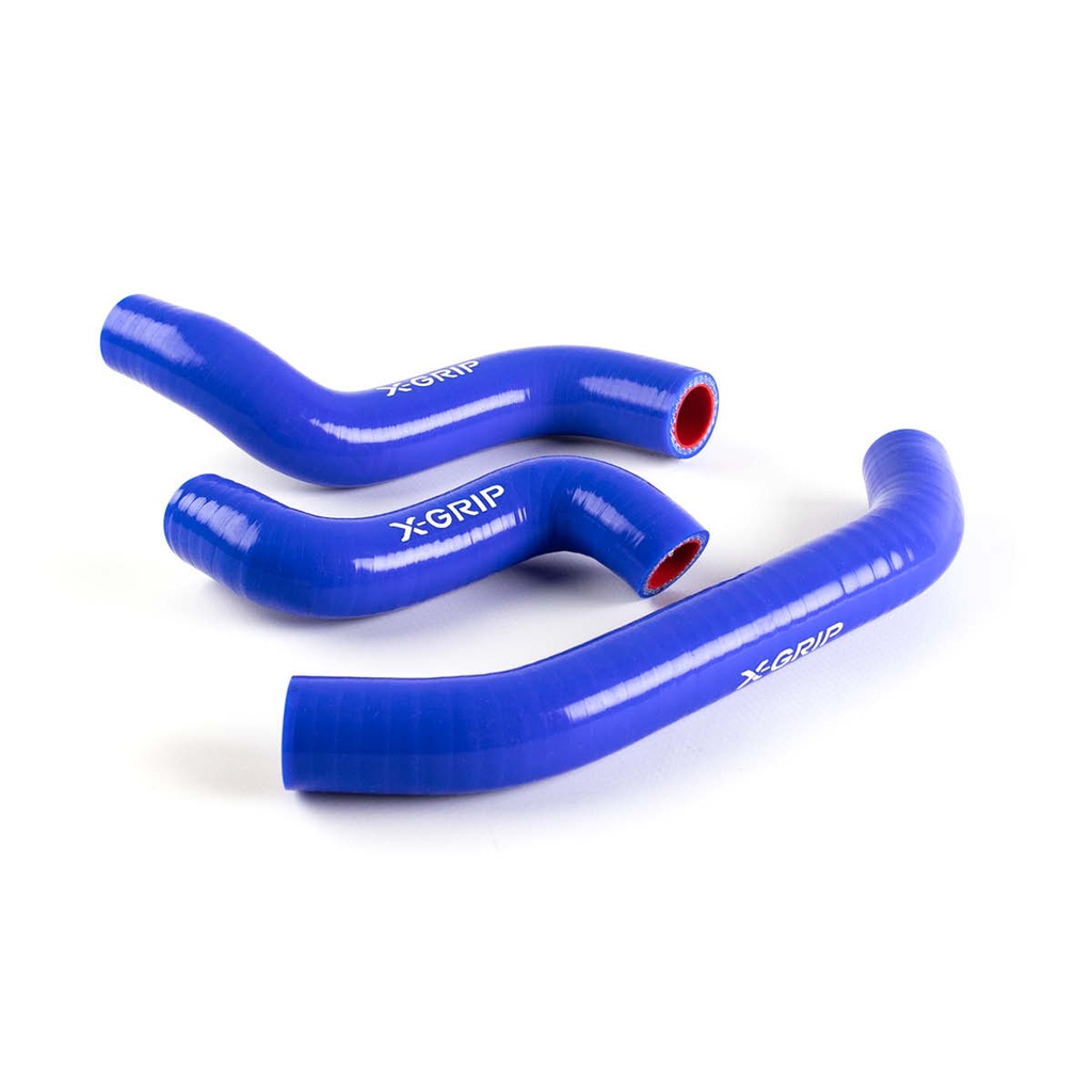 X-Grip Silicone Radiator Hoses for KTM, Husqvarna, and GasGas 450-501 Bikes (2023-Up) - (Blue)