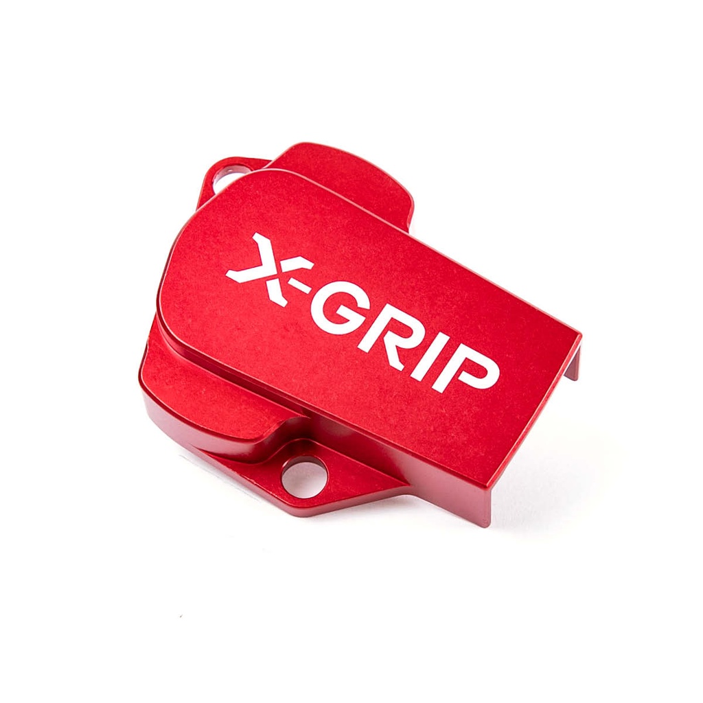 X-Grip Throttle Body Guard for KTM, Husqvarna, and GasGas Bikes (2023-2024) - (Red)