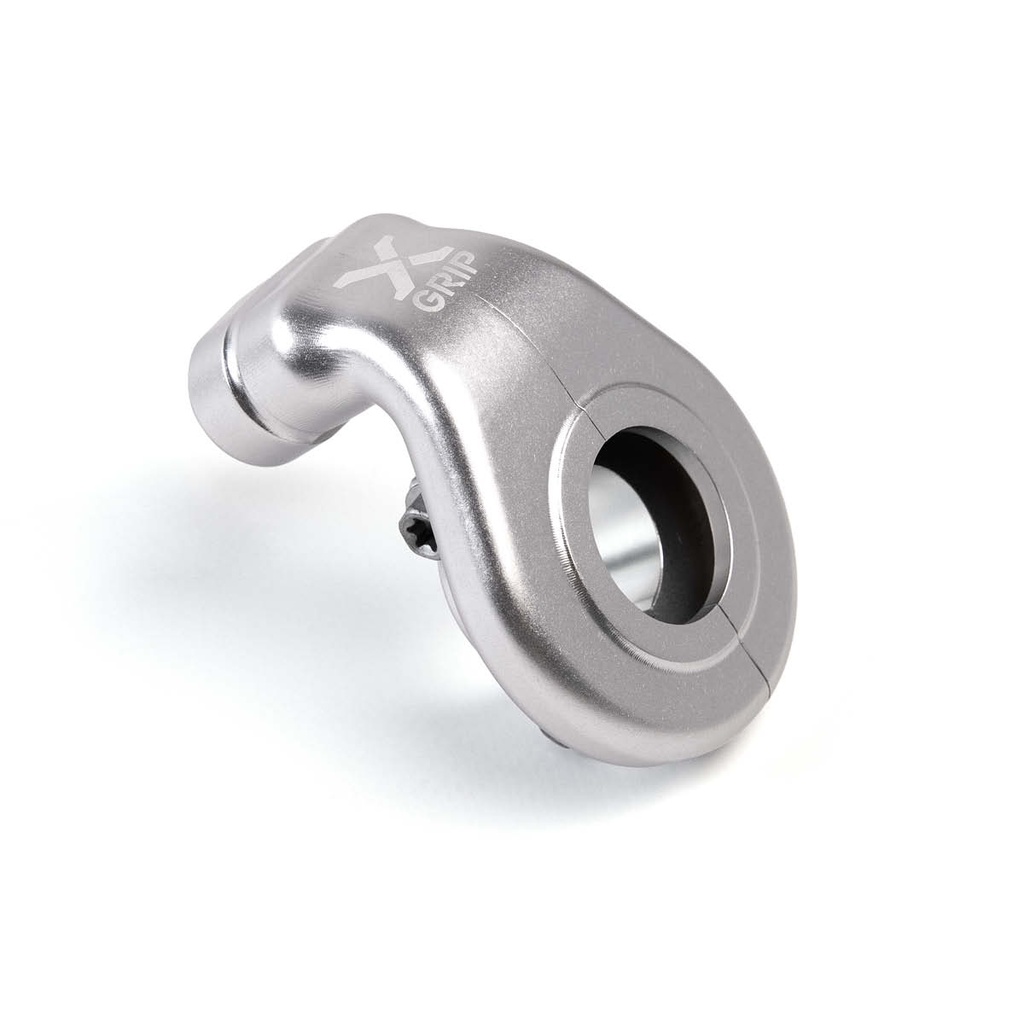 X-Grip Throttle Housing for KTM, Husqvarna, and GasGas Bikes (2024-Up) - (Silver)