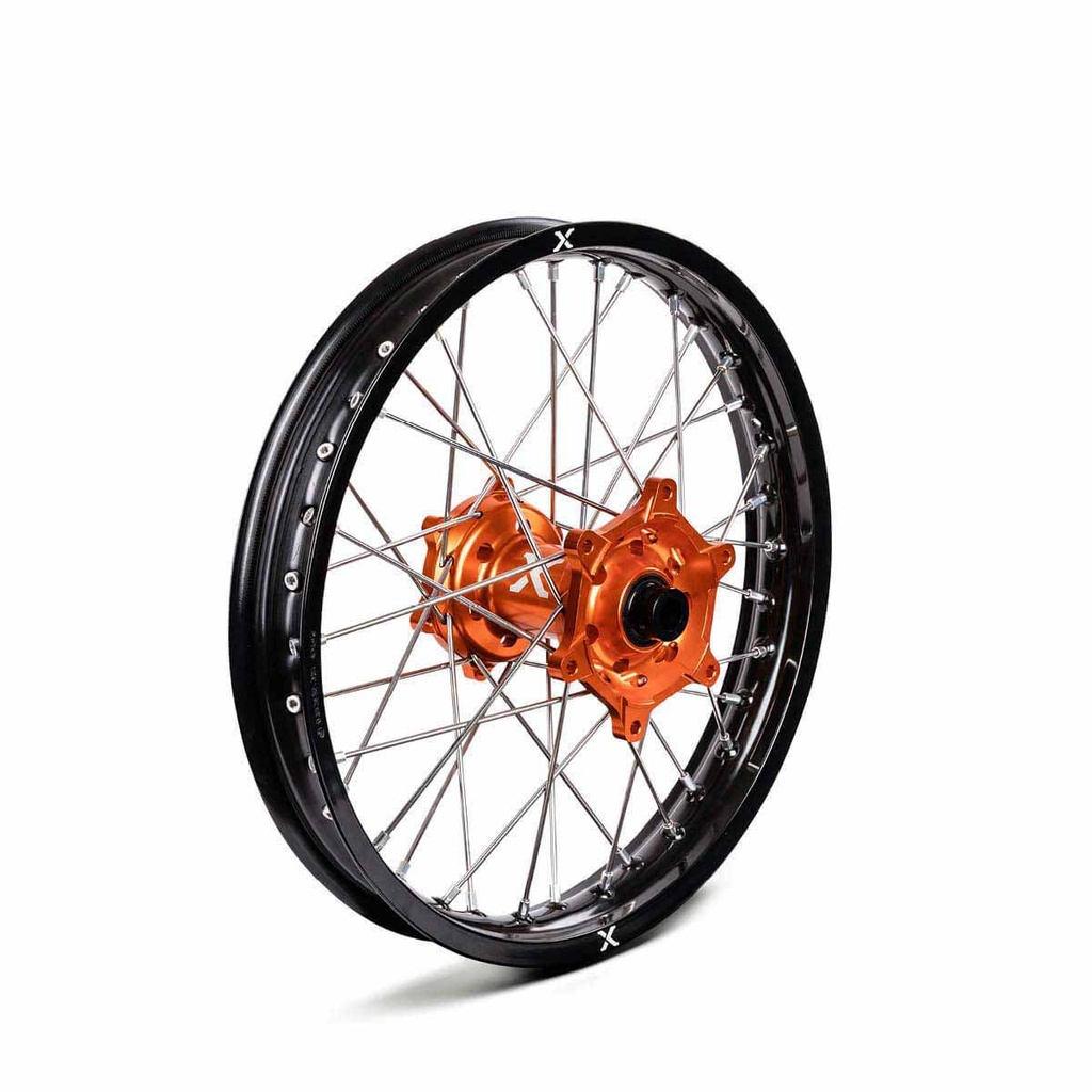 X-Grip V2 18" Single Wheel for KTM, Husqvarna, GasGas, Beta, and Sherco Bikes (2019-Up) - (Orange)