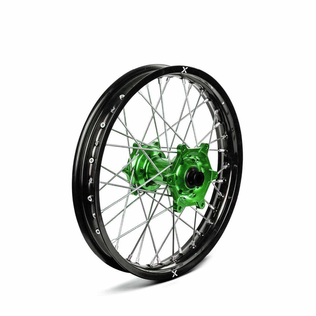 X-Grip V2 18" Single Wheel for KTM, Husqvarna, GasGas, Beta, and Sherco Bikes (2019-Up) - (Green)