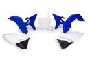 RTech Revolution Plastic Kit for Yamaha WR/YZ/YZ-X Models (2002 to 2022) - 6 PCS - (YZ Blue / White / Black)