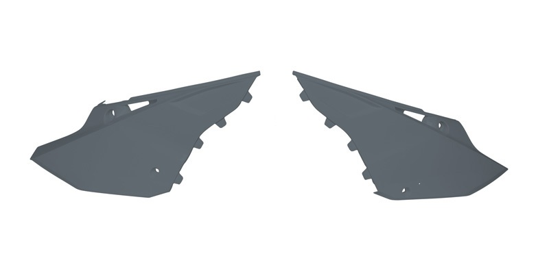 RTech YZ Revolution Side Panels for Yamaha YZ & YZ-X (2015–2022) - (Quantum Grey)