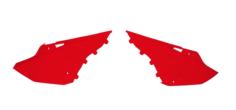 RTech YZ Revolution Side Panels for Yamaha YZ & YZ-X (2015–2022) - (Ducati Neon Red)