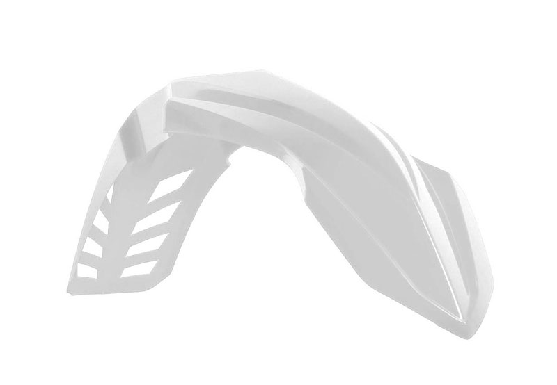 RTech Revolution Vented Front Fender for Yamaha YZ & YZ-X Bikes (2002–2021) - (White)