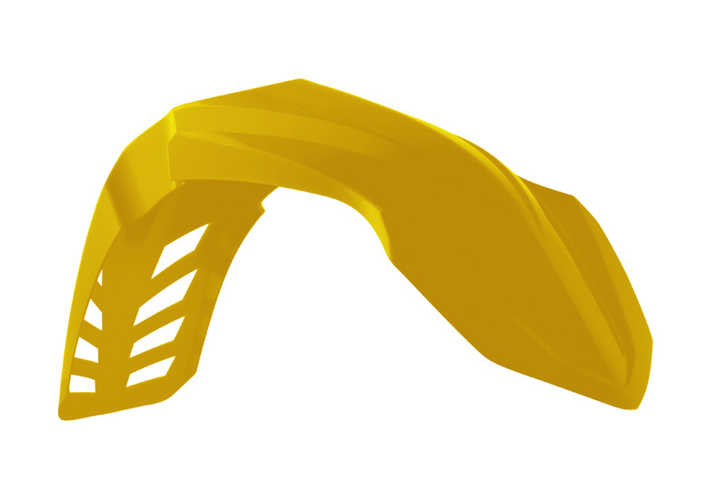 RTech Revolution Vented Front Fender for Yamaha YZ & YZ-X Bikes (2002–2021) - (YZ Yellow)