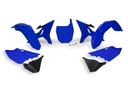 RTech Revolution Plastic Kit for Yamaha WR/YZ/YZ-X Models (2002 to 2022) - 6 PCS - (YZ Blue / Black)