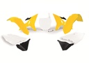 RTech Revolution Plastic Kit for Yamaha WR/YZ/YZ-X Models (2002 to 2022) - 6 PCS - (YZ Yellow / Black)