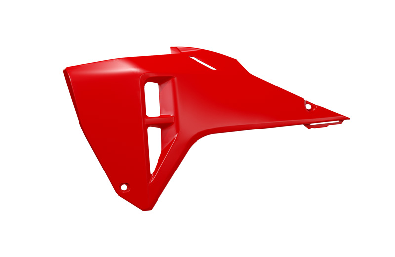 RTech Radiator Scoops for Honda CRF-R/CRF-RWE Bikes (2025) - (Red)