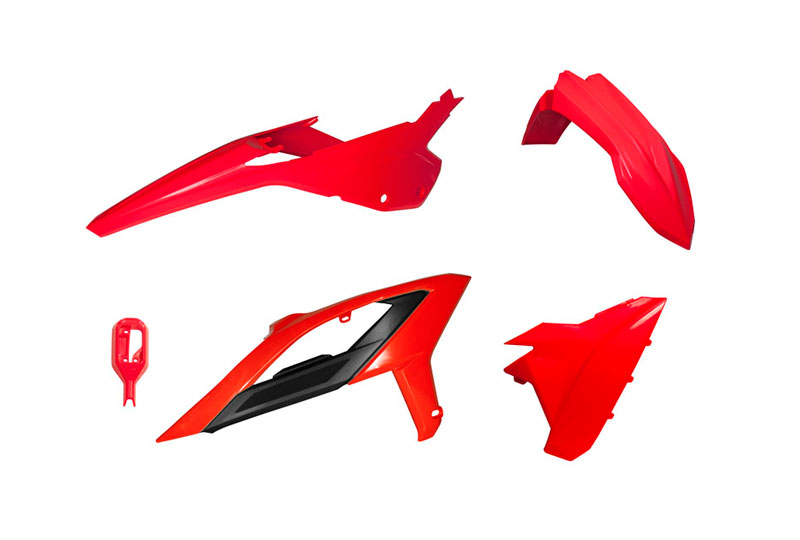 RTech Plastic Kit for Beta RR Models (2023 to 2024) - 4 PCS - (Beta Red / Black)