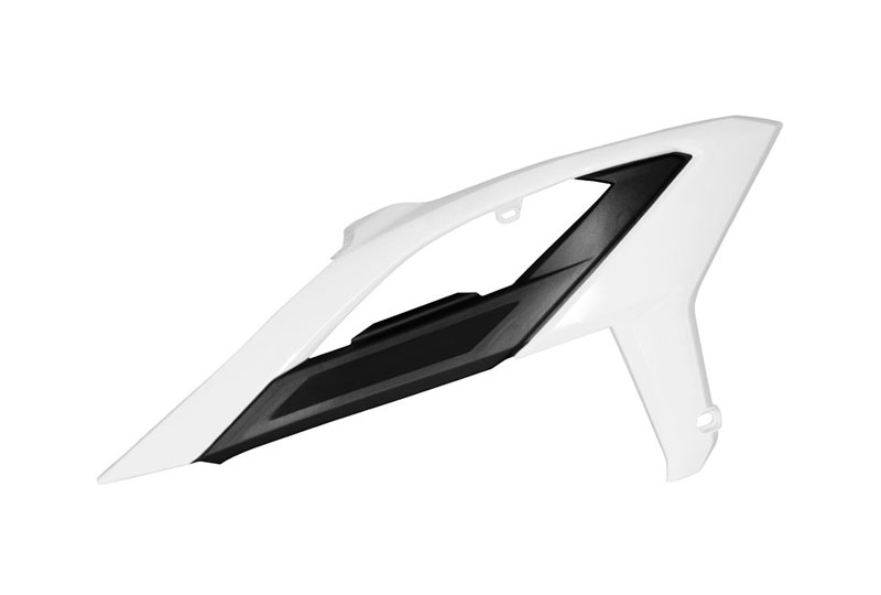 RTech Radiator Shrouds for Beta RR and RX Bikes (2023-2024) - (White/Black)