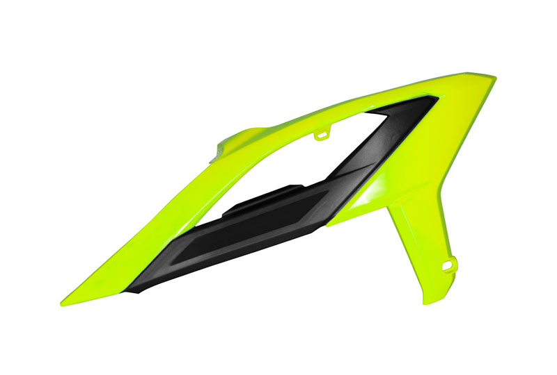 RTech Radiator Scoops for Beta RR and RX Bikes (2023-2024) - (Neon Yellow/Black)
