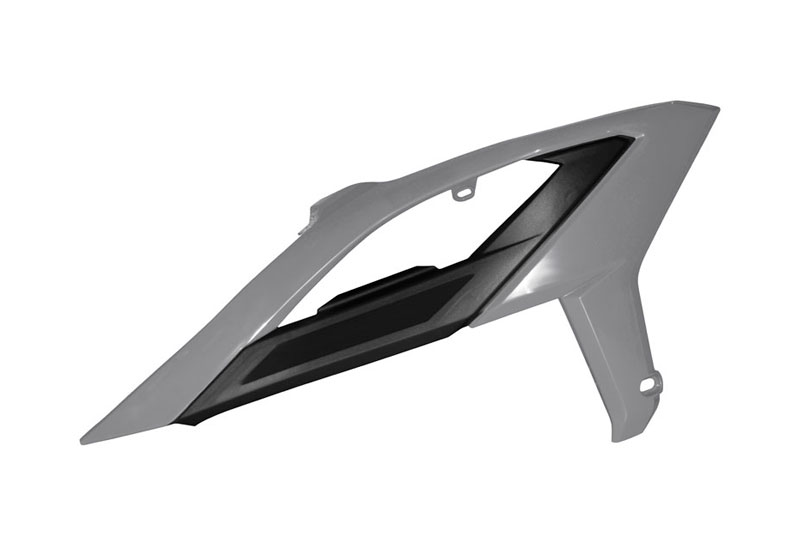 RTech Radiator Shrouds for Beta RR and RX Bikes (2023-2024) - (Quantum Grey/Black)