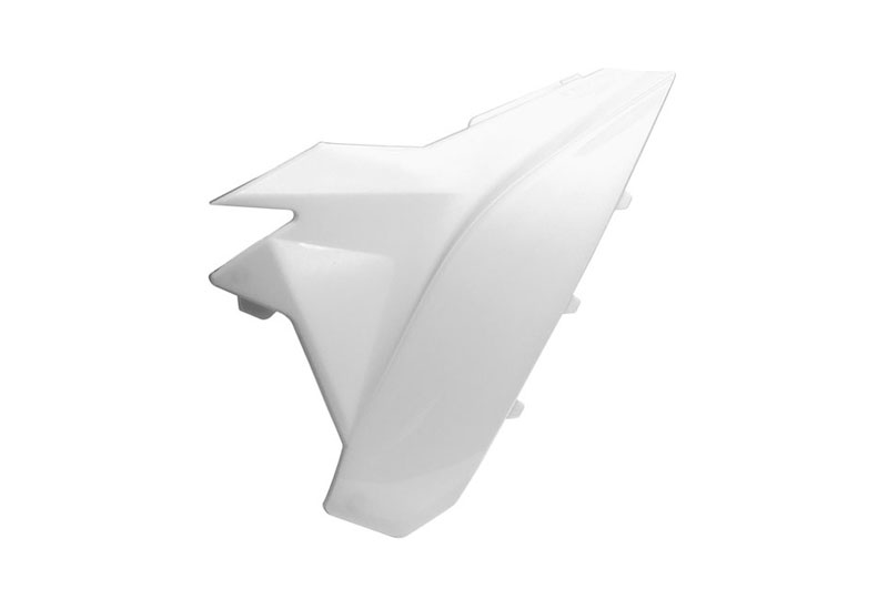 RTech Left Air Box Cover for Beta RR and RX Bikes (2023-2024) - (White)