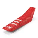 #1 Gripper Light Rib Universal Seat Cover (Red/White)