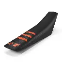 #1 Gripper Light Rib Universal Seat Cover (Black/Orange)