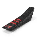 #1 Gripper Light Rib Universal Seat Cover (Black/Red)