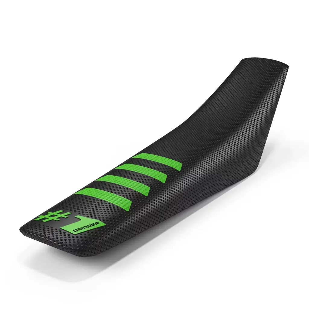 #1 Gripper Ribbed Universal Seat Cover (Black/Green)