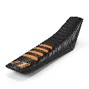 #1 Gripper Ribbed Universal Seat Cover (Black/Orange)