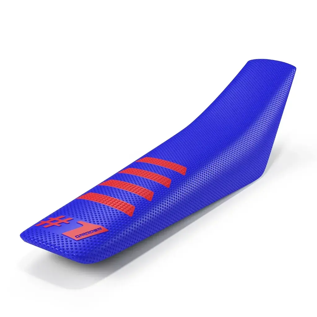 #1 Gripper Ribbed Universal Seat Cover (Blue/Red)