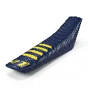 #1 Gripper Ribbed Universal Seat Cover (Dark Blue/Yellow)