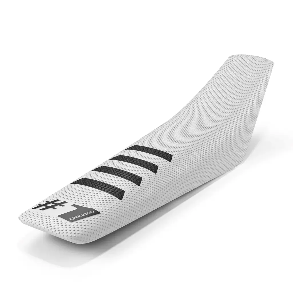 #1 Gripper Ribbed Universal Seat Cover (White/Black)