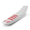 #1 Gripper Ribbed Universal Seat Cover (White/Red)