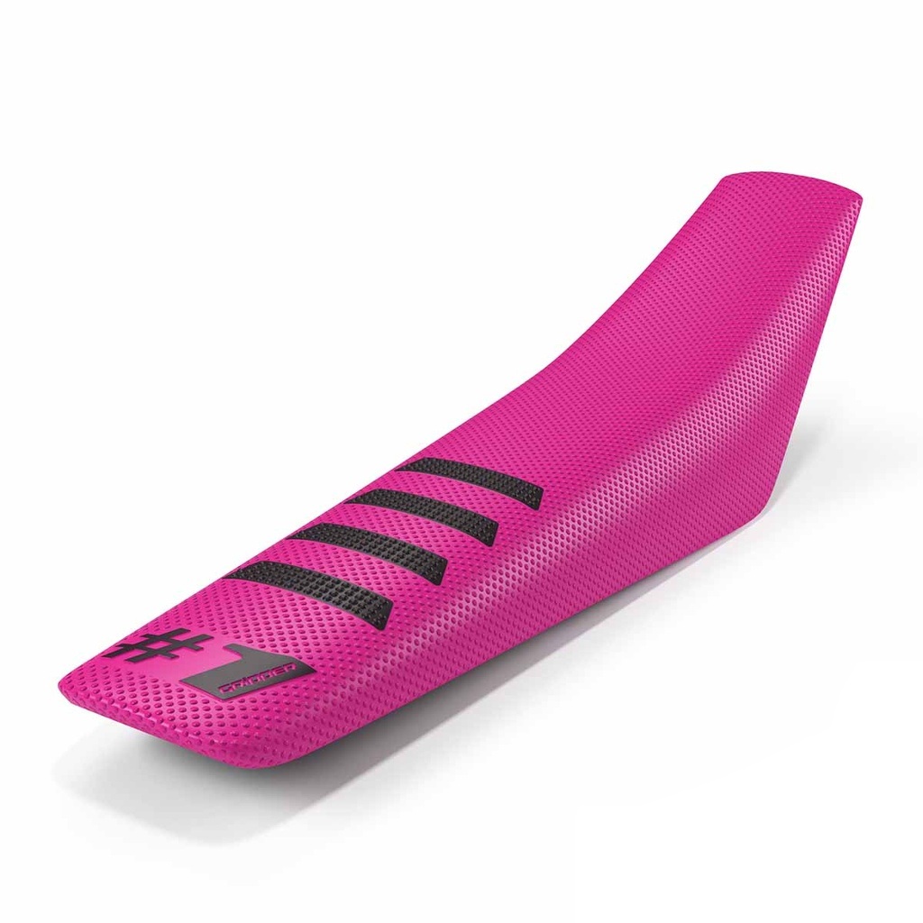 #1 Gripper Ribbed Universal Seat Cover (Pink/Black) - (Limited Stock)