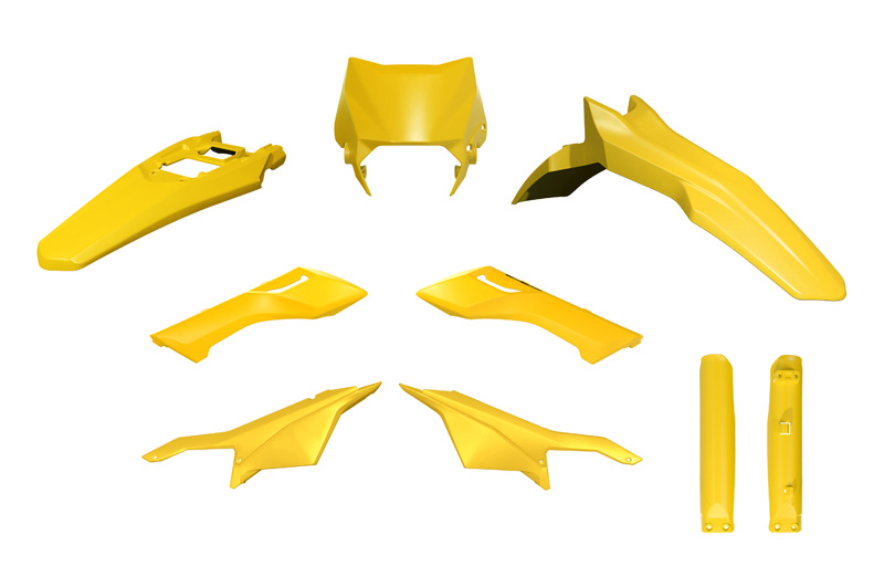 RTech Complete Plastic Kit for Sur-Ron Ultra Bee Models (2023 to 2024) - 6 PCS - (Suzuki Yellow)