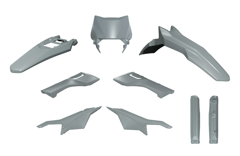 RTech Complete Plastic Kit for Sur-Ron Ultra Bee Models (2023 to 2024) - 6 PCS - (Quantum Grey)