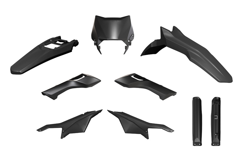 RTech Complete Plastic Kit for Sur-Ron Ultra Bee Models (2023 to 2025) - 6 PCS - (Black)