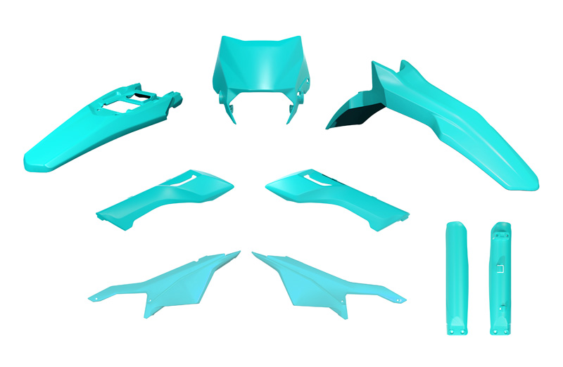 RTech Complete Plastic Kit for Sur-Ron Ultra Bee Models (2023 to 2024) - 6 PCS - (Aquamarine Green)