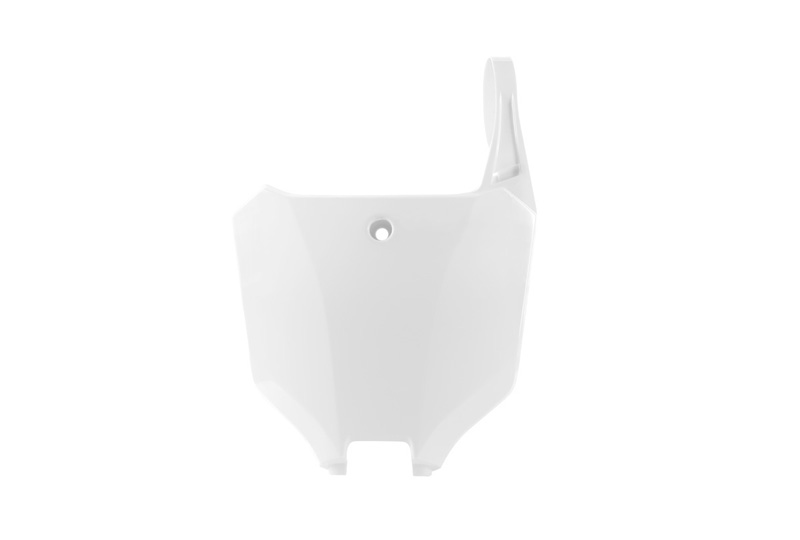 RTech Front Number Plate for Honda 250/450 CRF-R, CRF-RWE & CRF-RX Bikes (2021-2025) - (White)