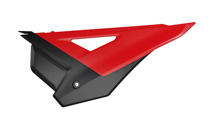 RTech Side Panels for Honda CRF-R/CRF-RWE/CRF-RX Bikes (2025) - (CRF Red / Black)