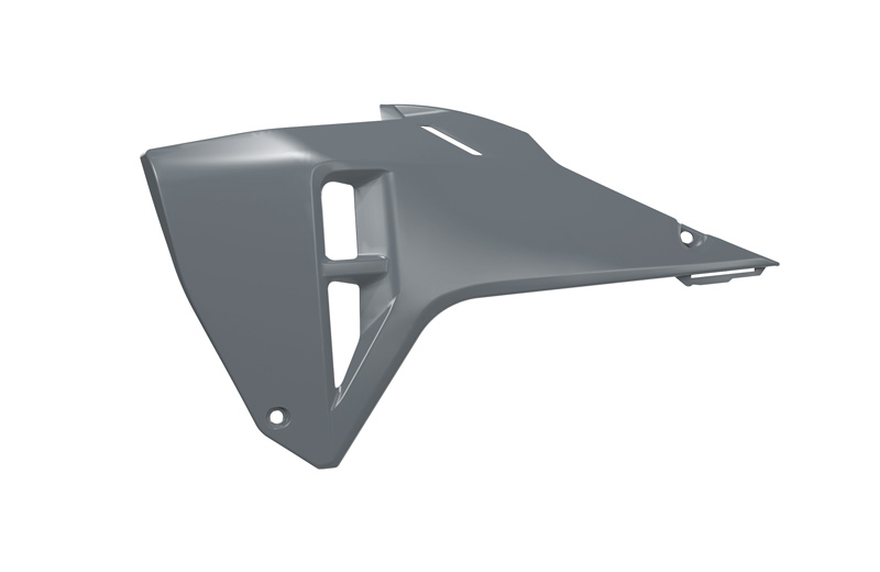 RTech Radiator Scoops for Honda CRF-R/CRF-RWE Bikes (2025) - (Quantum Grey)