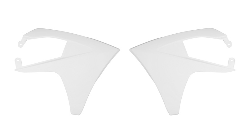 RTech Radiator Scoops for Select GasGas Bikes (2023-2025) - (White)