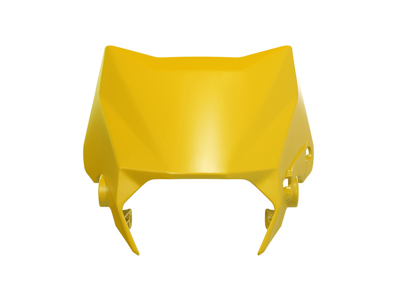 RTech Front Headlight Mask for Sur-Ron Ultra Bee Models (2023 to 2024) - (Suzuki Yellow)