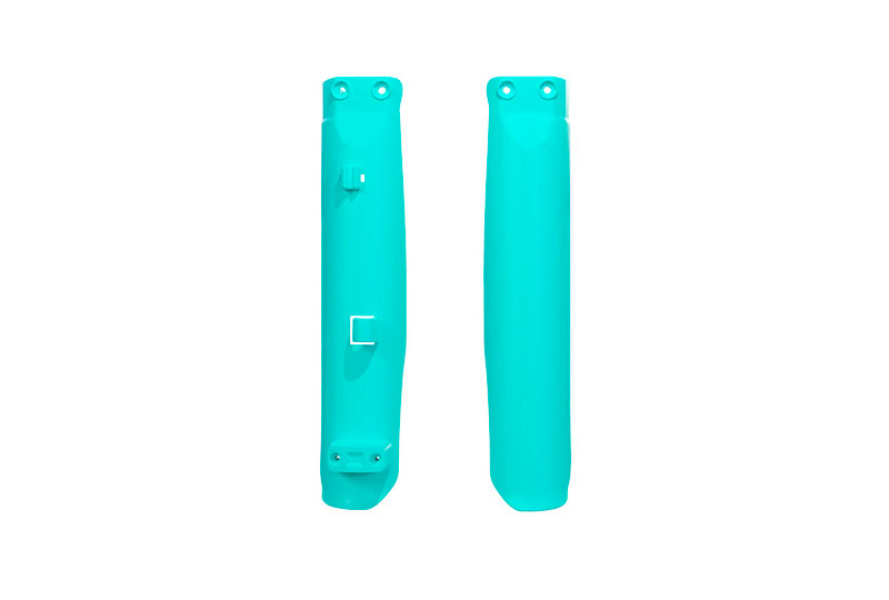 RTech Fork Protectors for Sur-Ron Ultra Bee Models (2023 to 2025) - (Aquamarine Green)
