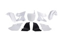 RTech Plastics Restyling Kit for Yamaha YZ/YZ-X Models (2002 to 2021) - 6 PCS - (White / Black)