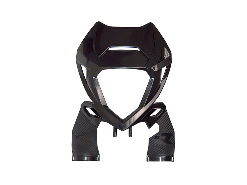 RTech Headlight Mask for Beta RR & Xtrainer Bikes (2020–2024) – (Black)