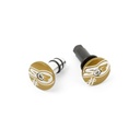 S3 #5 Bar Ends for 14mm Diameter Handlebars (Gold)