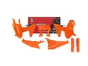RTech Plastics Kit for KTM EXC, EXCF, XC-W & XCF-W Models (2024-2025) - 7 PCS - (KTM Orange / Black)
