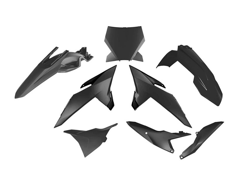 RTech Plastic Kit for KTM SX 85 Bikes (2025-2026) - 6 PCS - (Black)